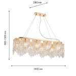 подвесная люстра Favourite 4724-10P Diadem