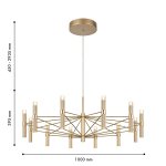 подвесная люстра Favourite 4759-12P Blick