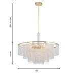 подвесная люстра Favourite 4762-9P Fringe