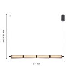 подвесная люстра Favourite 4776-4P Hexagoni