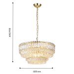 подвесная люстра Favourite 4781-12P Adamas