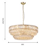 подвесная люстра Favourite 4781-18P Adamas