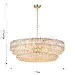 подвесная люстра Favourite 4781-24P Adamas