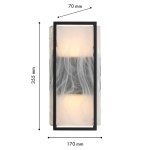 уличный настенный светильник Favourite 4825-2W Powder