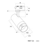 светильник для трековой системы Practica Favourite 4867-1U Practica