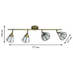 Настенный светильник бра Favourite 5133-4C North Tulip