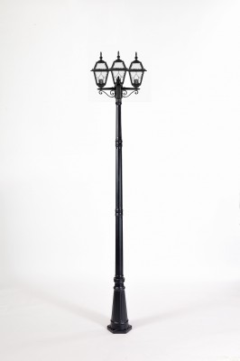 Светильник столб уличный 3 фонаря Oasis Light 91110B 18 Bl Светильник столб уличный 3 фонаря Oasis Light 91110B 18 Bl
