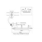 Светильник Crystal lux FERNANDO PL72W LED BLACK/GOLD