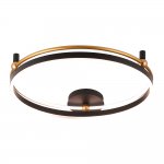 Светильник Crystal lux FERNANDO PL72W LED BLACK/GOLD