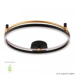 Светильник Crystal lux FERNANDO PL72W LED BLACK/GOLD