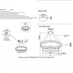 Crystal lux FERNANDO SP123W LED D600+800 BLACK/GOLD