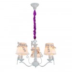 Чехол для люстры бархатный фиолетовый 0,7м