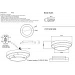 Crystal lux FLOR PL39W LED 4000K WH