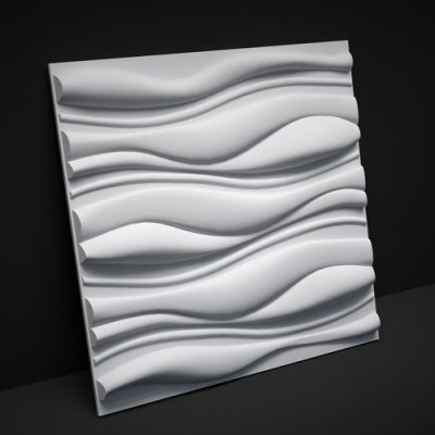 3D Дизайнерская панель из гипса Artpole FORCE A, 600x600 мм, 0,36 м2 (арт.M-0001A)