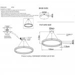 Crystal lux FORTUNA SP88W LED D1000 BLACK