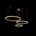 Люстра Crystal Lux FORTUNA SP158W LED D400+600+800 GOLD (1810/303)