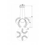 Подвесной светильник Freya FR10024PL-L84W Haut