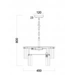 Люстра Freya FR11001PL-08G Viviane