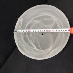 Плафон стекло большое центральное под стержень 12мм алебастр 300мм Фрея FR2012 Herbert