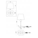 Настольный светильник Freya FR2028TL-01N Soho