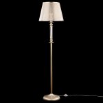 Торшер с абажуром Freya FR2539FL-01G Ksenia