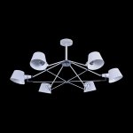 Люстра металлическая белая Freya FR5038-CL-06-W Abigail