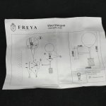 Настенный светильник бра Freya FR5185WL-01BS Bolas