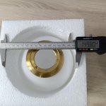 Плафон стеклянный шар матовый 150мм с резьбой 49мм FR5230WL Marble