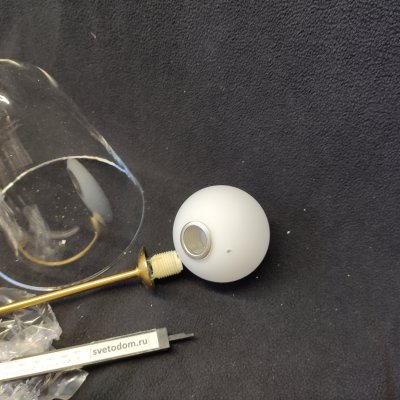 Плафон стекло шар белый матовый 80мм G9 20мм FR5382 Doublety