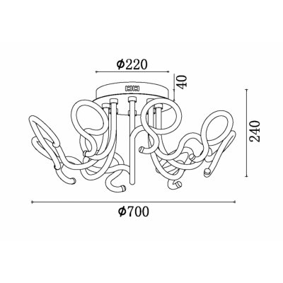 Светильник Freya FR6045CL-L96CH 