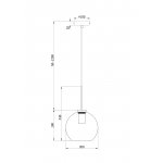 Подвесной светильник Freya FR8002PL-01B Bravis