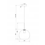 Подвесной светильник Freya FR8003PL-01B Bravis