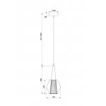 Подвесной светильник Freya FR8008PL-01GB Lente