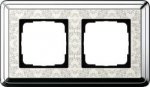 Gira ClassiX Art Хром/Кремовый Рамка 2-ая (G212683)