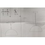 Подвесной металлический светильник G51075/1RG Gerhort