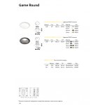 Ideal Lux GAME ROUND 11W 3000K BK BK