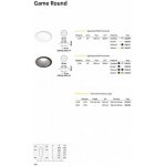 Светильник Ideal Lux GAME SQUARE BK WH