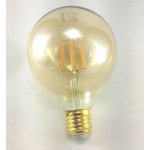 Ретро лампа диодная Gauss LED Filament G95 E27 6W Golden 550lm 2400K (105802006)