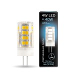 Лампа Gauss LED G4 AC185-265V 4W 410lm 4100K керамика (107307204)