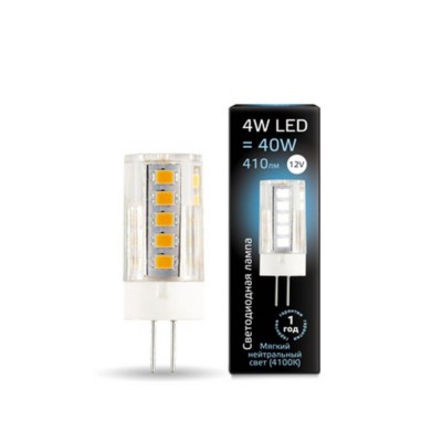 

Лампа Gauss LED G4 12V 4W 4100K керамика, 207307204