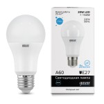 Лампа Gauss LED Elementary A60 20W E27 1750lm 6500K (23239)