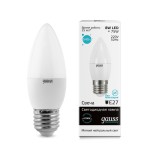 Лампа Gauss LED Elementary Свеча 8W E27 540lm 4100K (33228)
