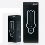 Лампа e-save Gauss 3U 15W E27 2700K
