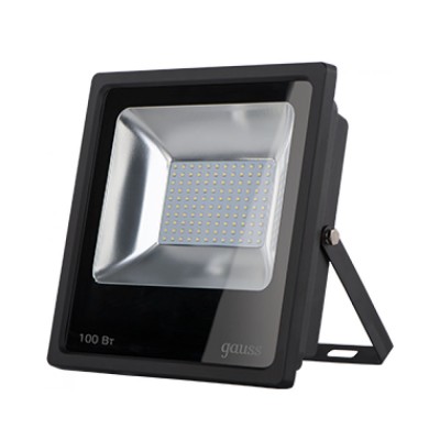 

Прожектор светодиодный Gauss LED 100W 6900lm IP65 6500К черный (613100100, 613100100