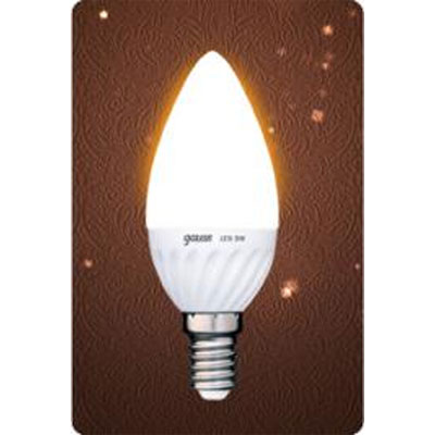 

Лампа Gauss Led B35 Ceramic Candle 3W E14 2700K (= 30W), EB103301103