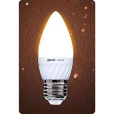 

Лампа Gauss Led B35 Ceramic Candle 3W E27 2700K (= 30W), EB103302103