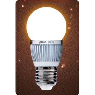Лампа светодиодная Gauss Led P45 Globe 5W E27 2700K (= 60W обычной) Лампа светодиодная Gauss Led P45 Globe 5W E27 2700K (= 60W обычной)