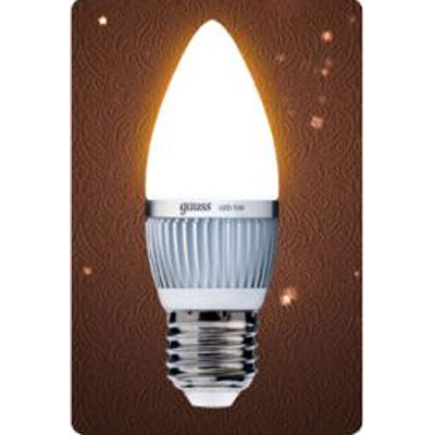 Лампа светодиодная Gauss Led B35 Candle 3W E27 2700K (= 30W обычной)