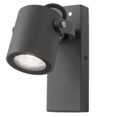 Светильник садово-парковый Gauss Sonata настенный архитектурный, 1xGU10, 172.5*90*130mm, 170-240V / 50Hz, 1xMax.35W, IP54, (GD150)