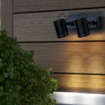 Светильник садово-парковый Gauss Sonata настенный архитектурный 2xGU10 280x90x130mm, 170-240V / 50Hz, 2xMax.35W, IP:54, (GD153)